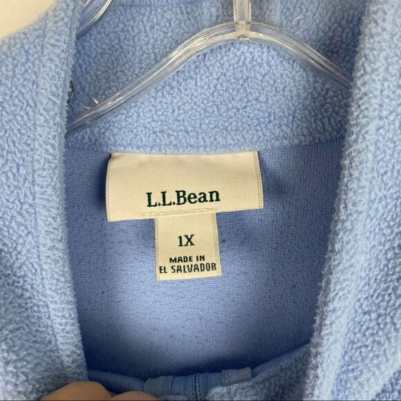 L.L. Bean Fleece Full Zip Jacket - Picture 3 of 5